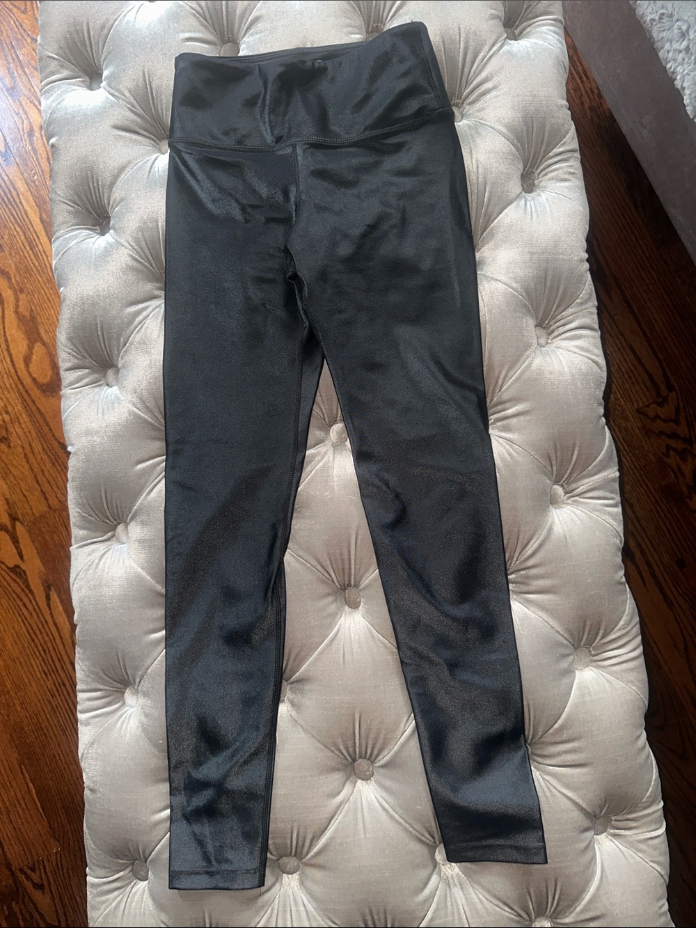 NEW - Noli shiny Black Performance Leggings with Subtle Logo
